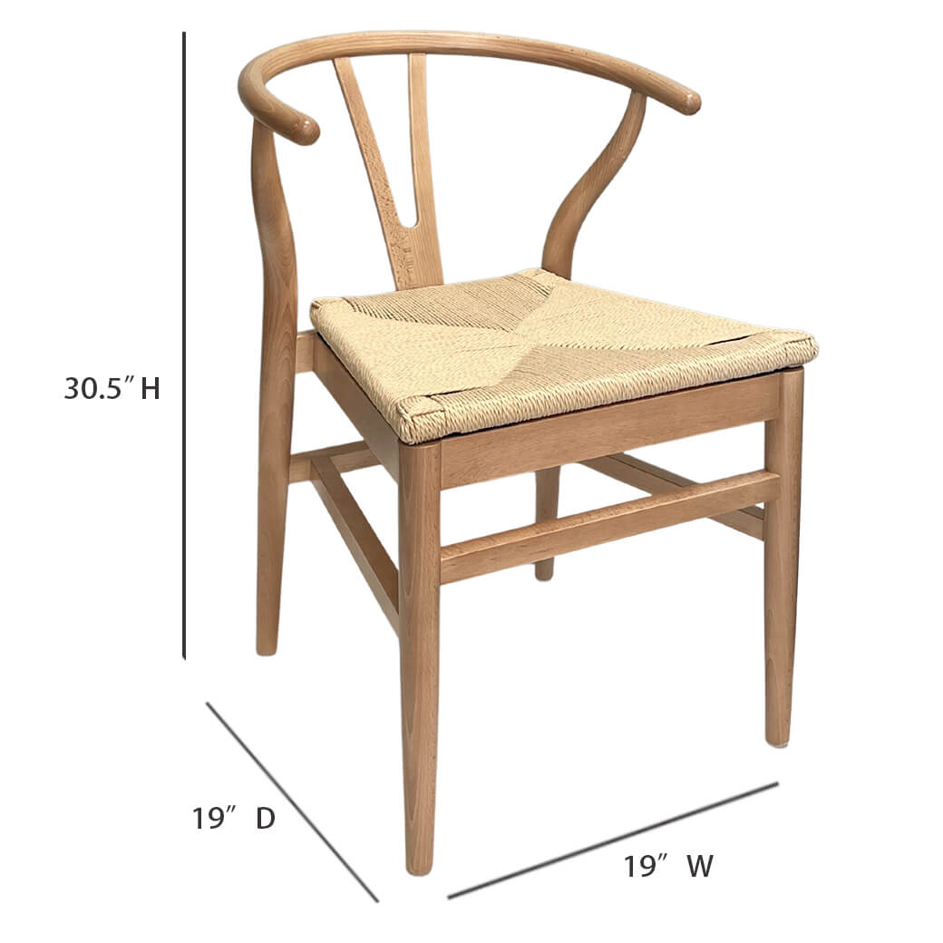 Tivoli Chair, Natural | Town & Country Event Rentals